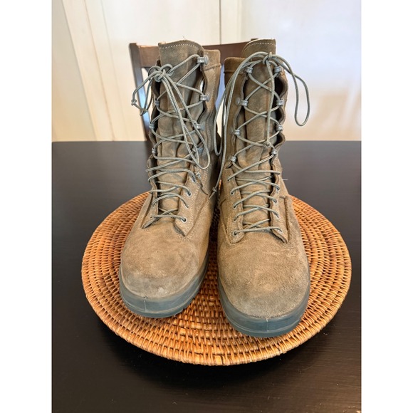 Belleville 675ST Mens 12  Green Insulated Steel Toe Combat Boots Vibram USA main image 5